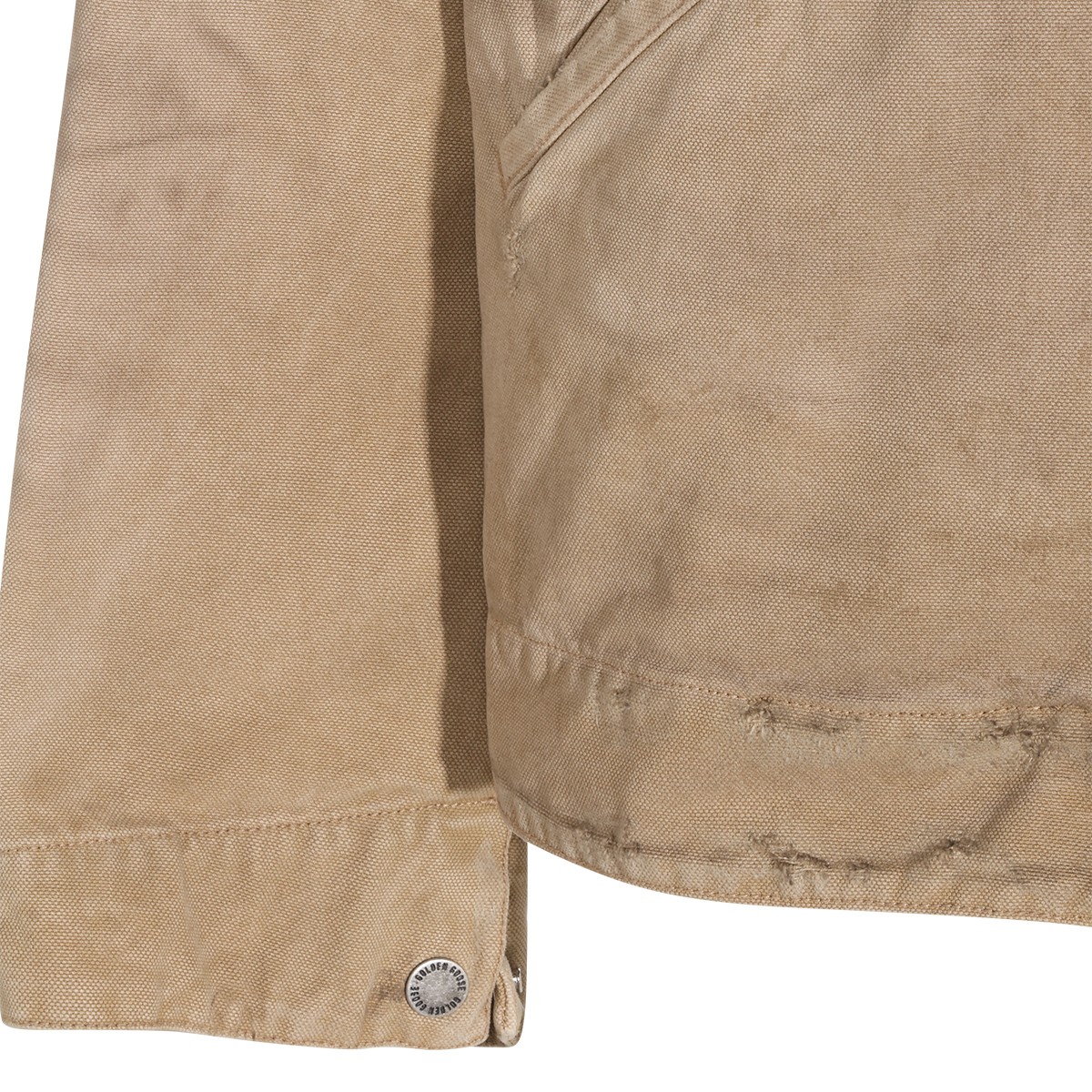 CAMEL COTTON CASUAL JACKET
