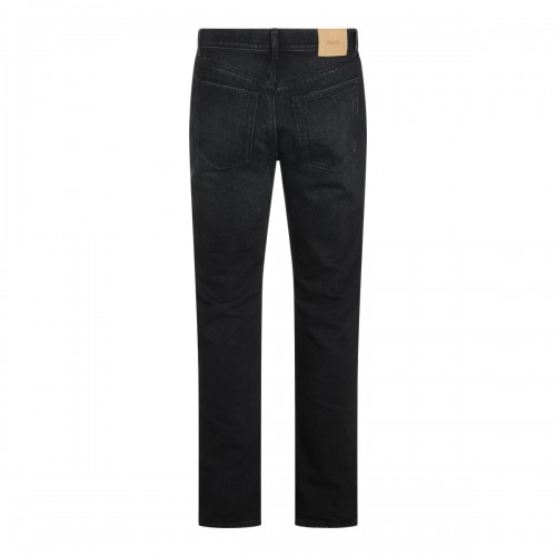 BLACK COTTON JEANS