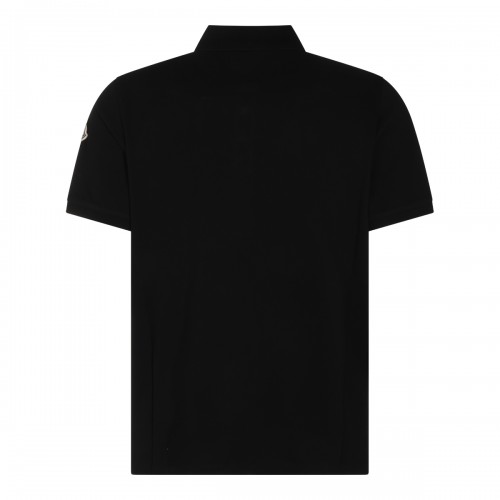 BLACK COTTON POLO SHIRT 2
