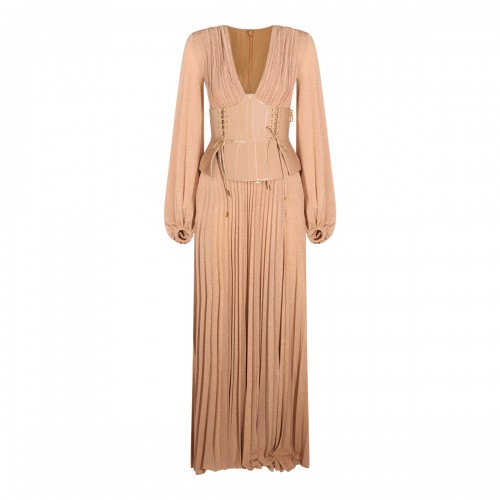 SUEDE LONG DRESS