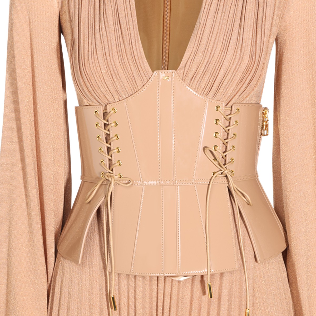 SUEDE LONG DRESS