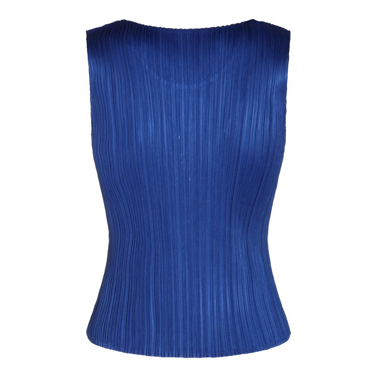 BLUE PLEATED TOP