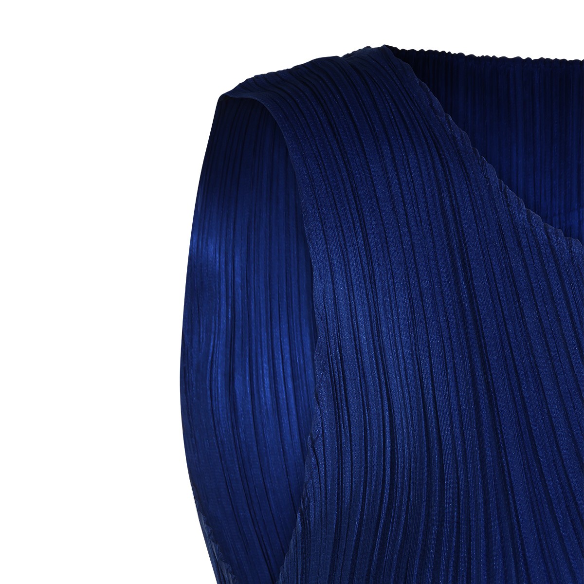 BLUE PLEATED TOP