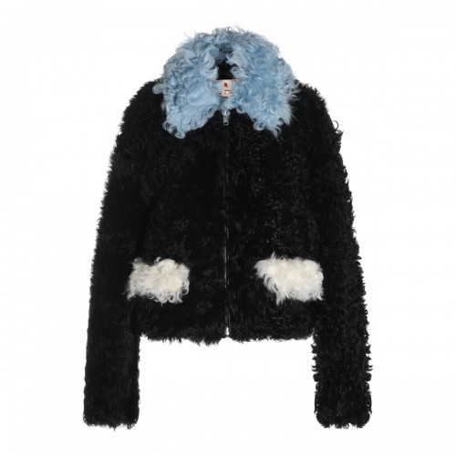 BLACK FUR JACKET