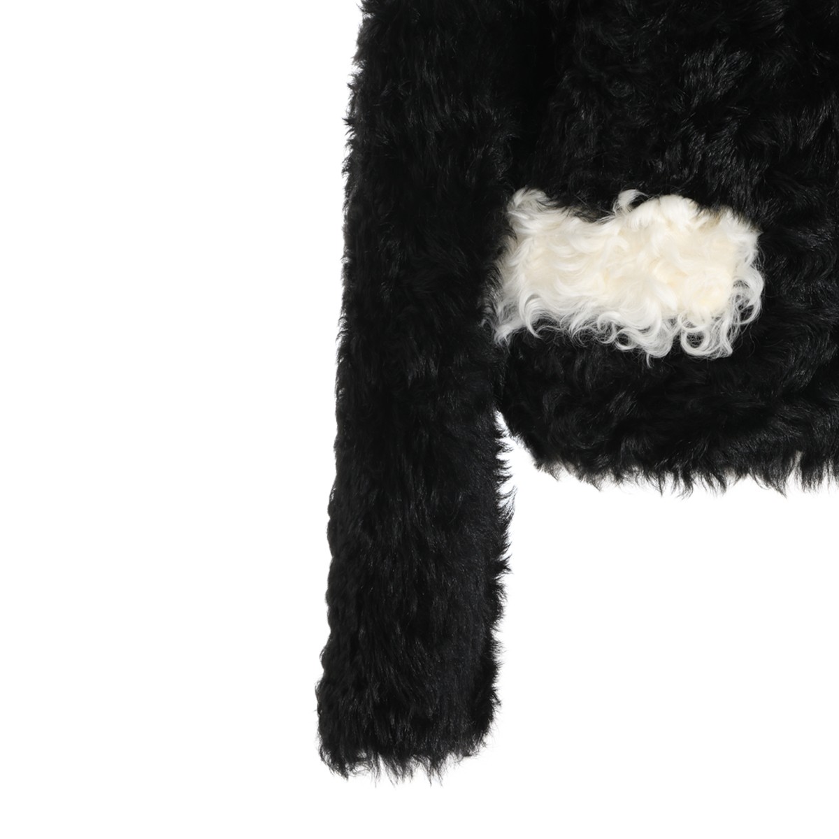BLACK FUR JACKET