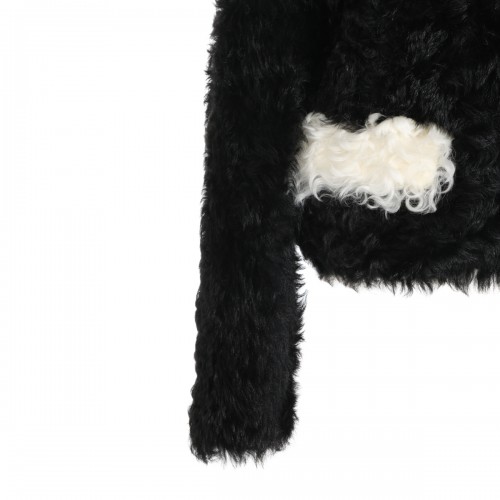 BLACK FUR JACKET