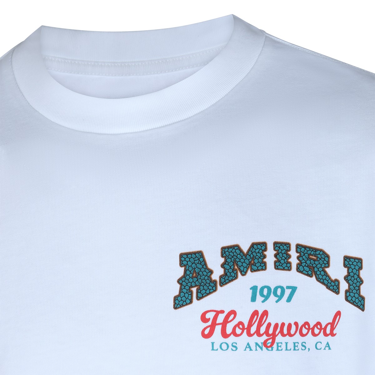 WHITE COTTON T-SHIRT
