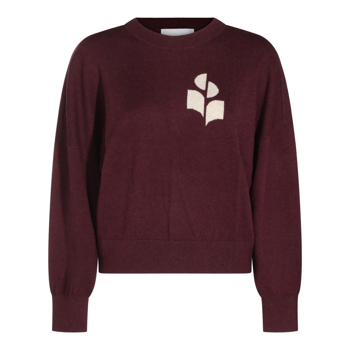 BURGUNDY COTTON MARISANS SWEATER