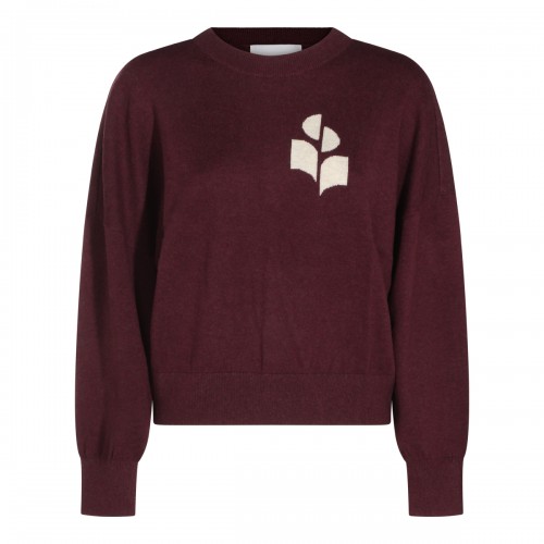 BURGUNDY COTTON MARISANS SWEATER
