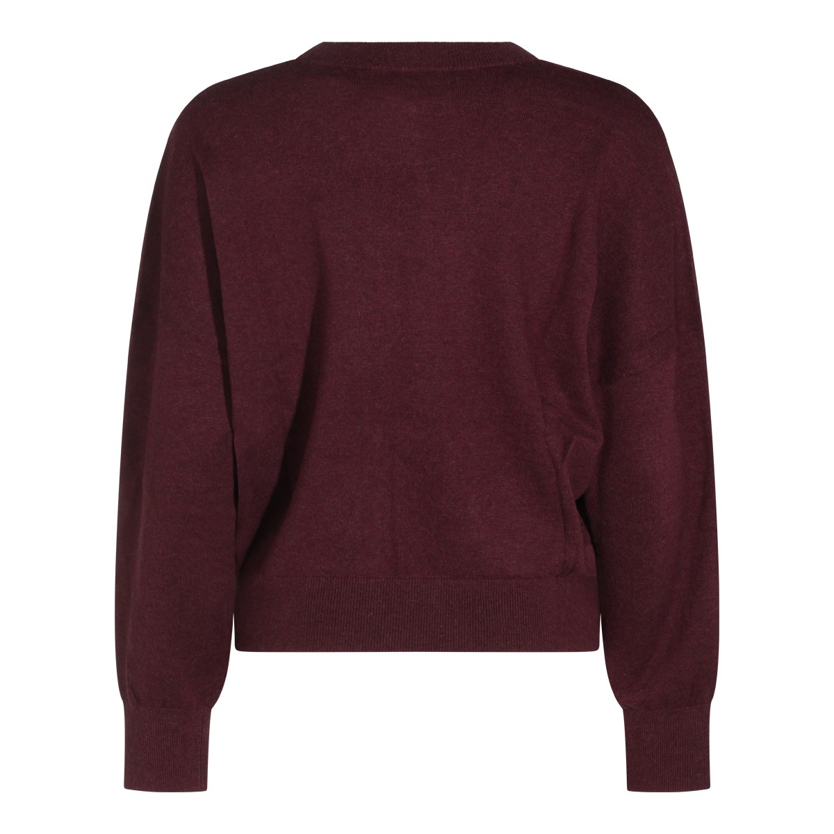 BURGUNDY COTTON MARISANS SWEATER