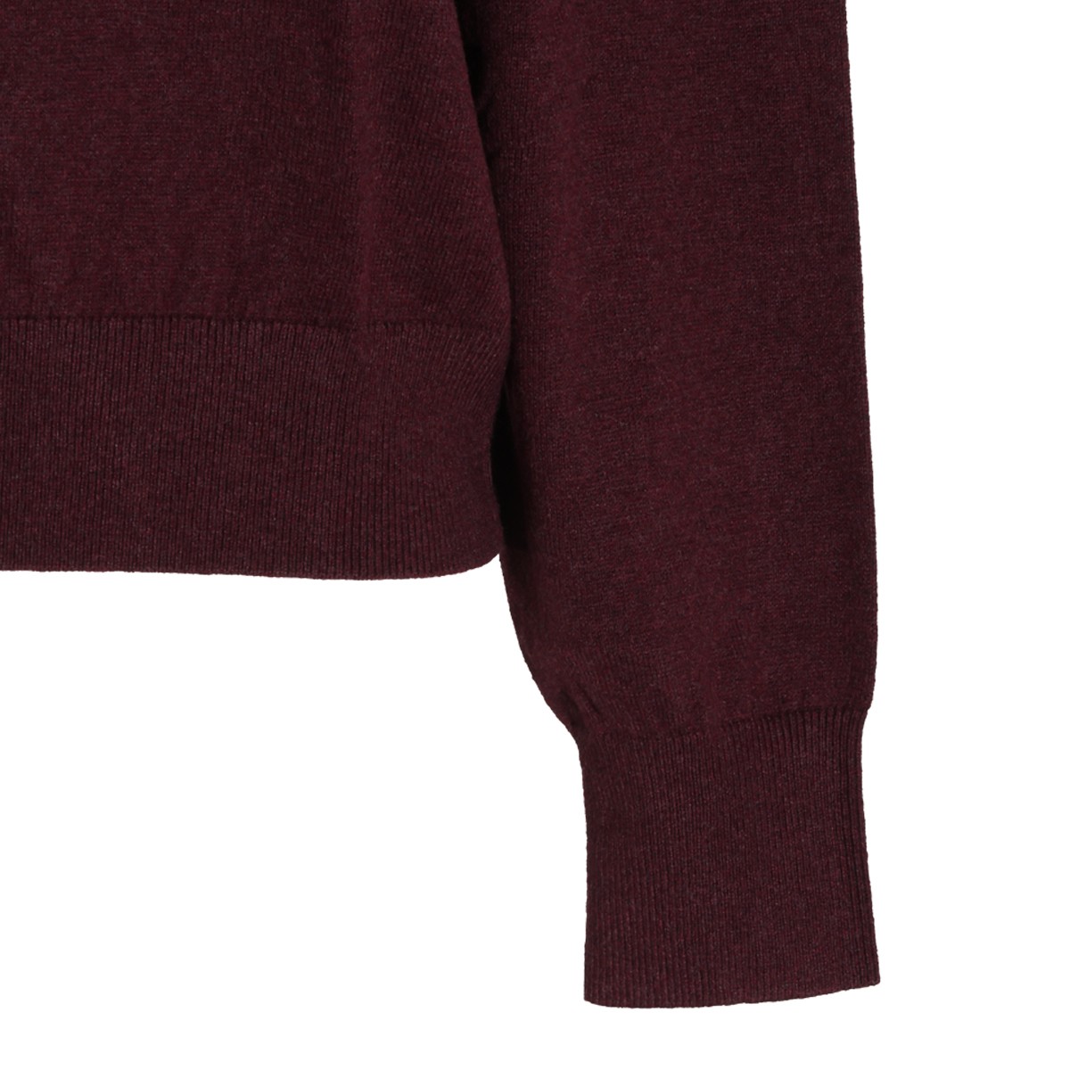 BURGUNDY COTTON MARISANS SWEATER