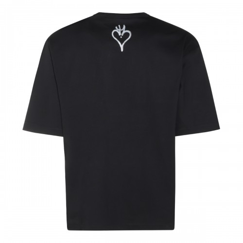 BLACK COTTON T-SHIRT
