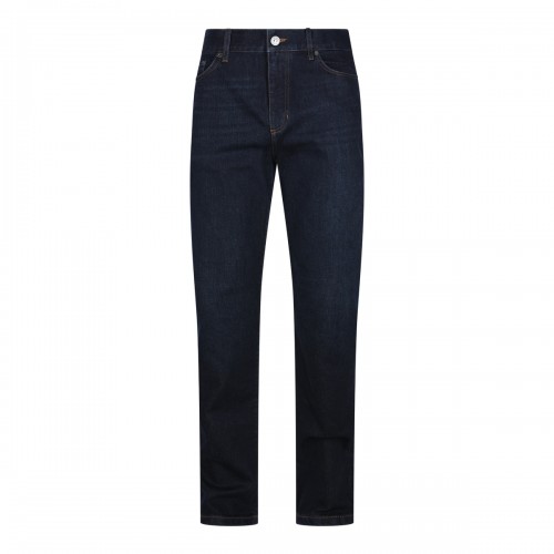 DARK BLUE COTTON STRETCH...