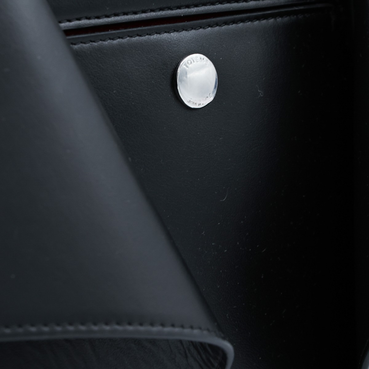BLACK LEATHER MERCE TOTE