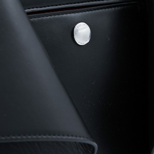 BLACK LEATHER MERCE TOTE