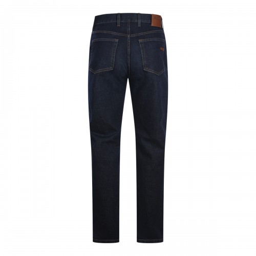 DARK BLUE COTTON STRETCH... 2