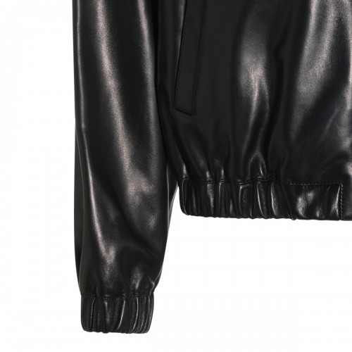 BLACK LEATHER JACKET