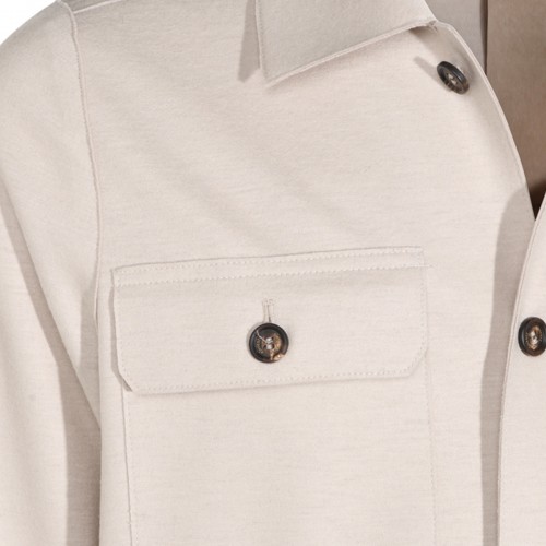 SAND WOOL BLEND CASUAL JACKET