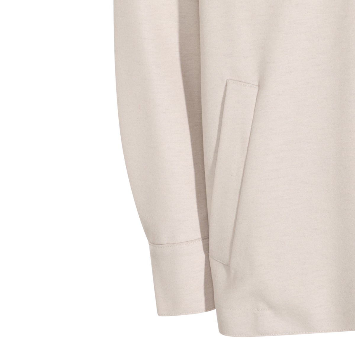 SAND WOOL BLEND CASUAL JACKET