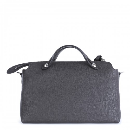 EBONY LEATHER BY THE WAY MEDIUM TOP HANDLE BAG