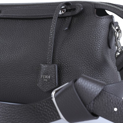 EBONY LEATHER BY THE WAY MEDIUM TOP HANDLE BAG