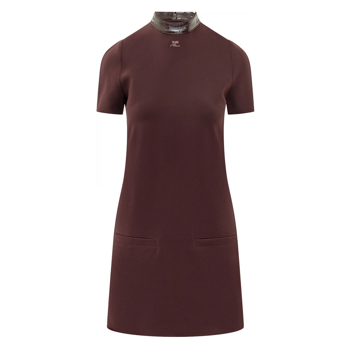 BURGUNDY MINI DRESS