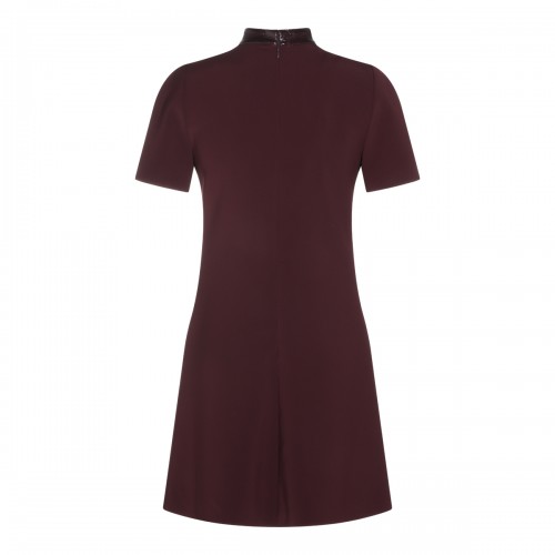 BURGUNDY MINI DRESS