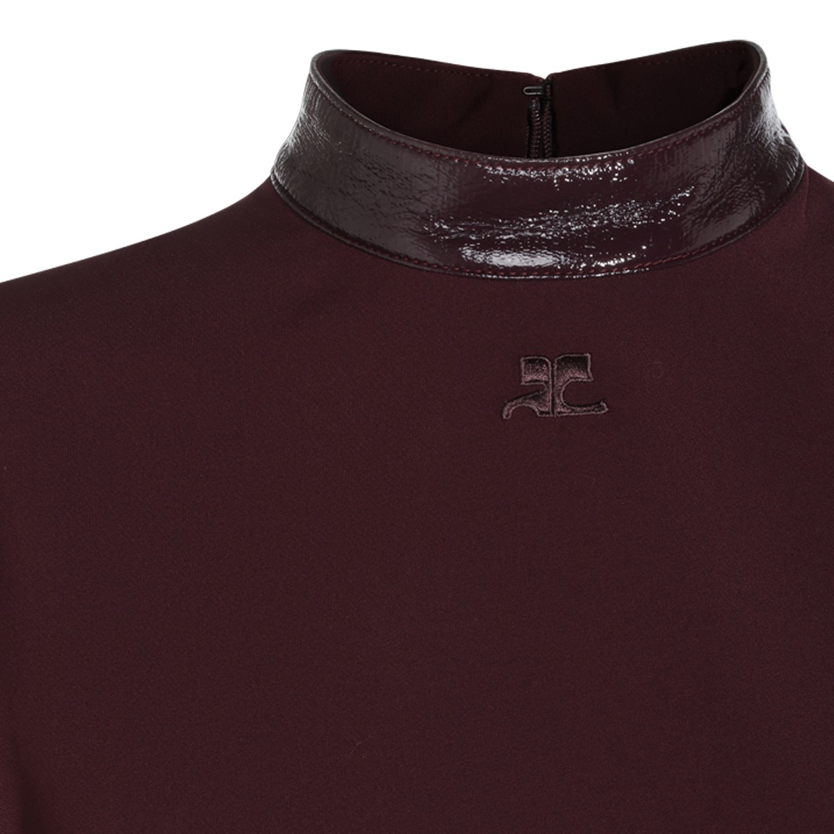 BURGUNDY MINI DRESS