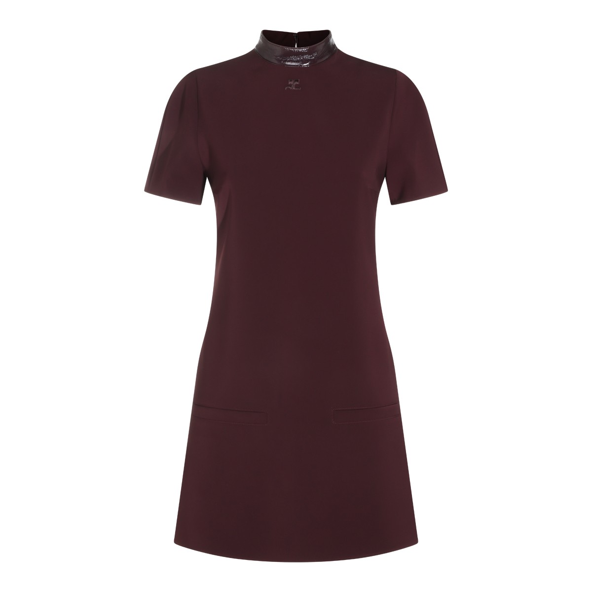 BURGUNDY MINI DRESS