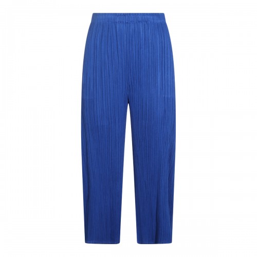 BLUE PLEATED PANTS