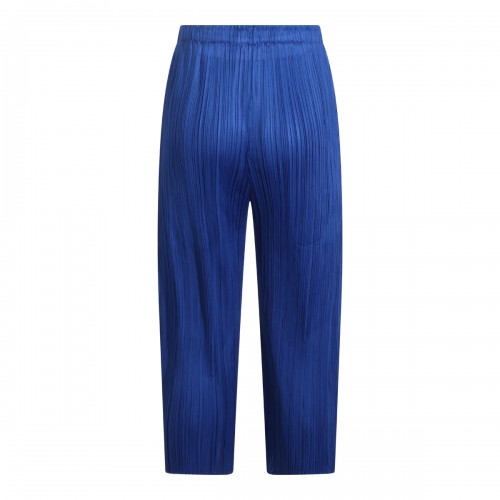 BLUE PLEATED PANTS