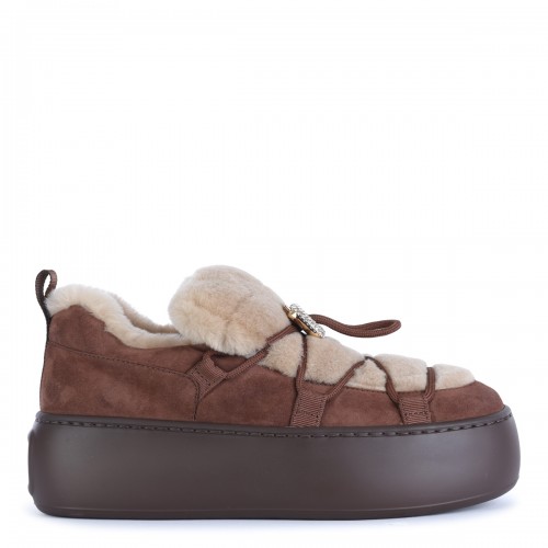 BROWN SUEDE LOAFERS