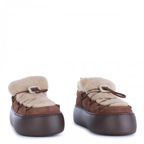 BROWN SUEDE LOAFERS