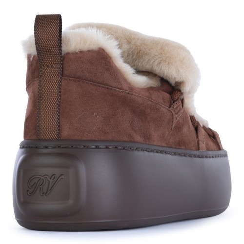 BROWN SUEDE LOAFERS
