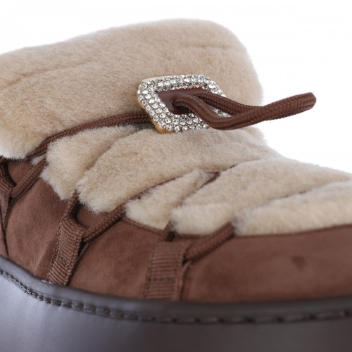 BROWN SUEDE LOAFERS