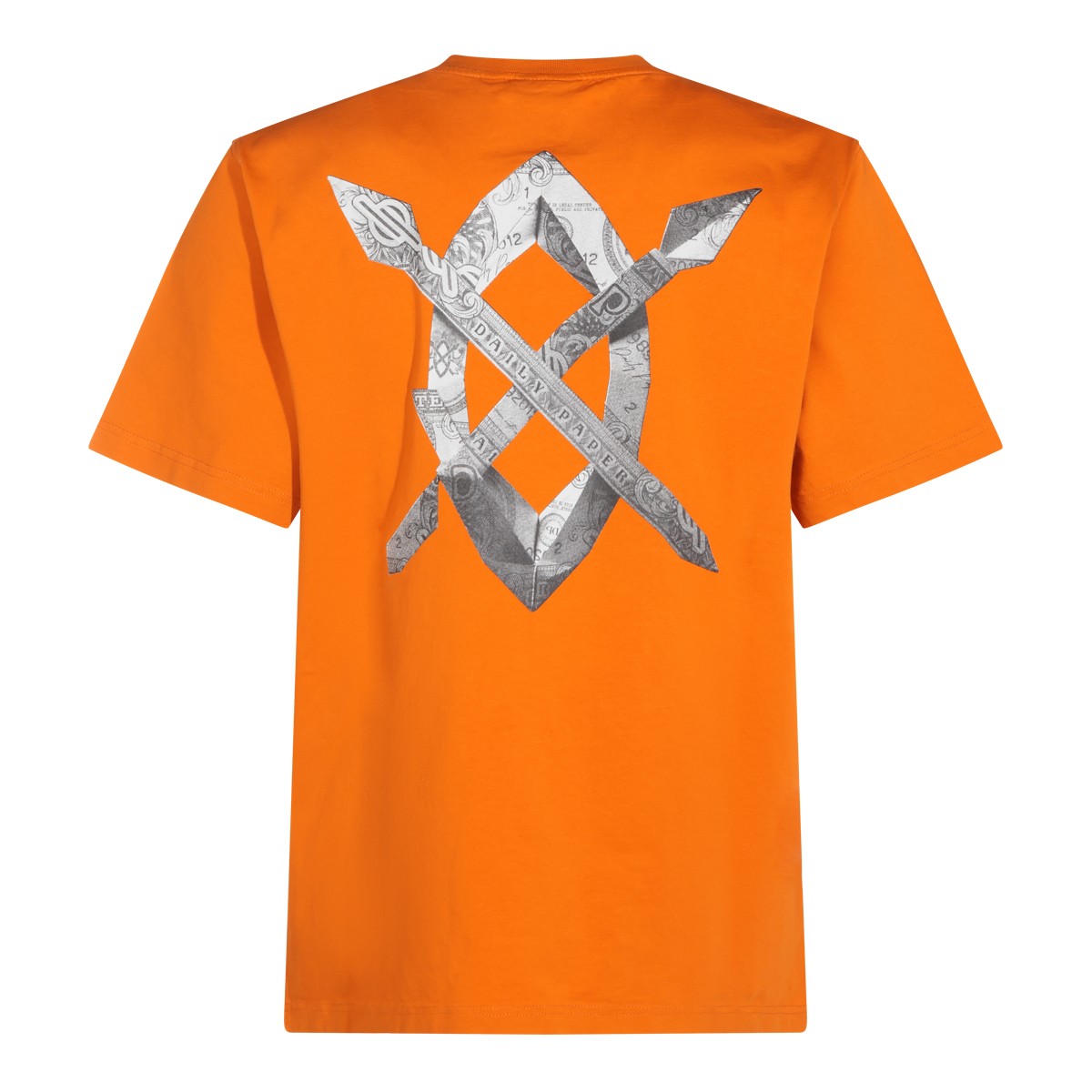 ORANGE COTTON T-SHIRT