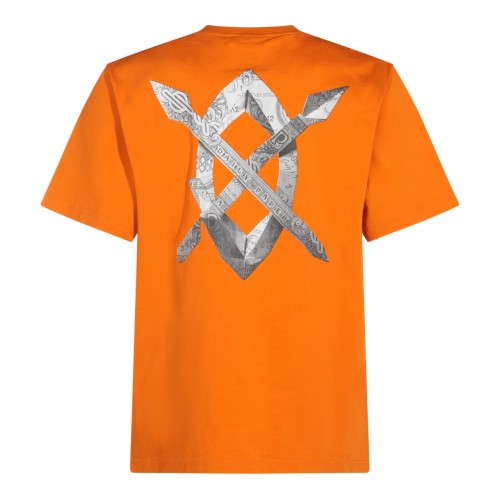 ORANGE COTTON T-SHIRT