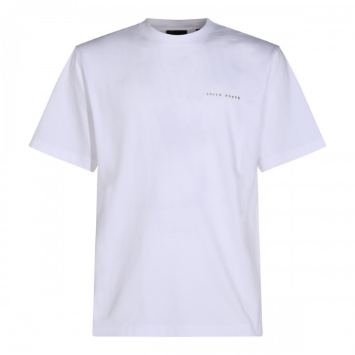 WHITE COTTON T-SHIRT 