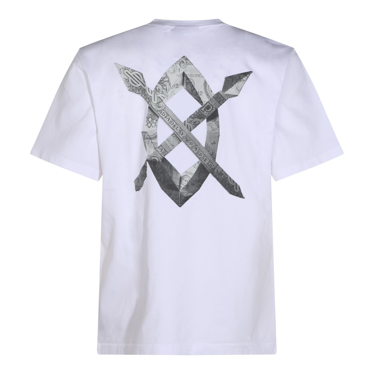 WHITE COTTON T-SHIRT 