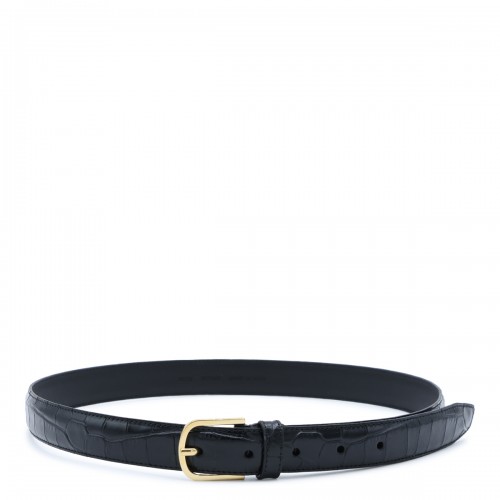 BLACK LEATHER BELT