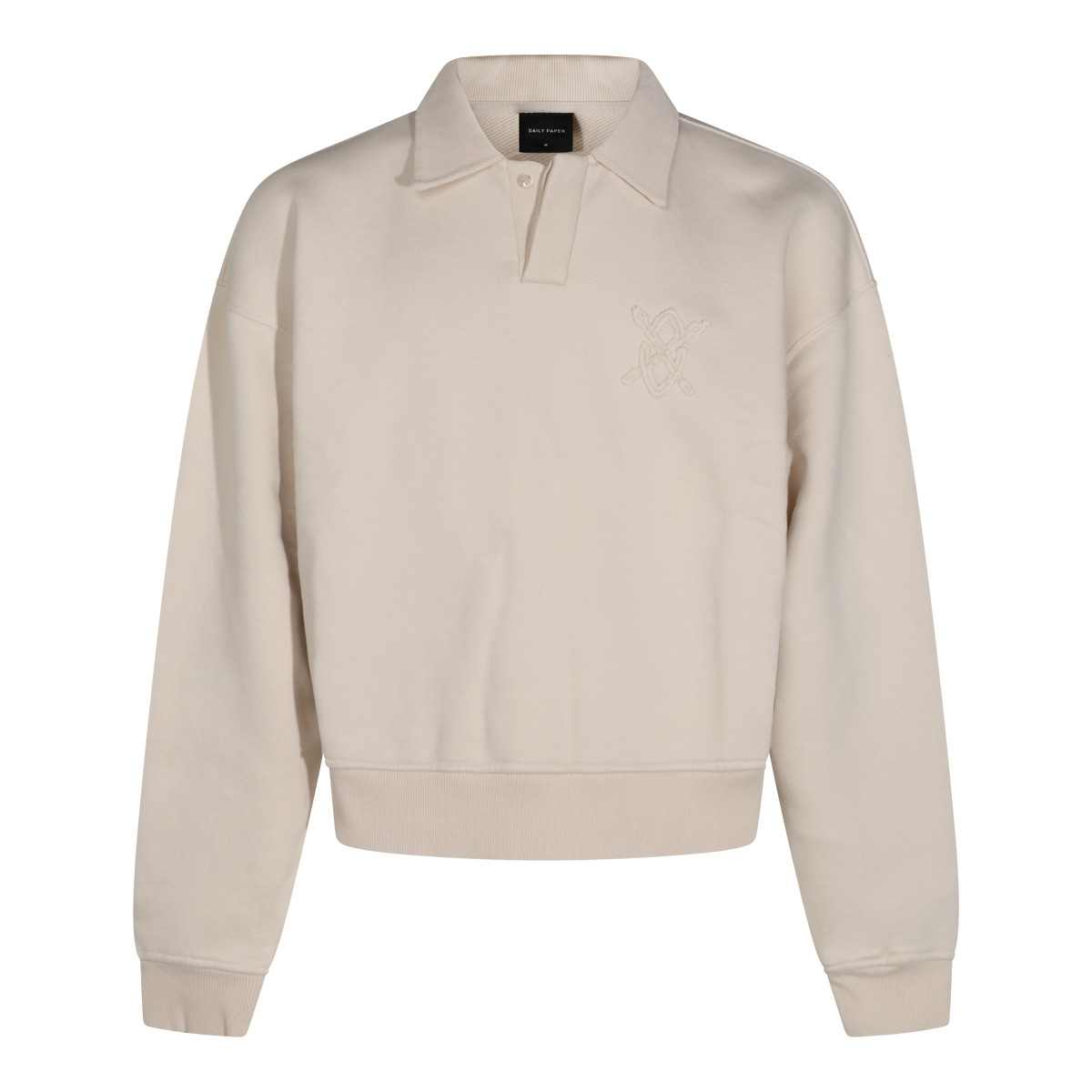 MOONBEAM BEIGE COTTON SWEATSHIRT