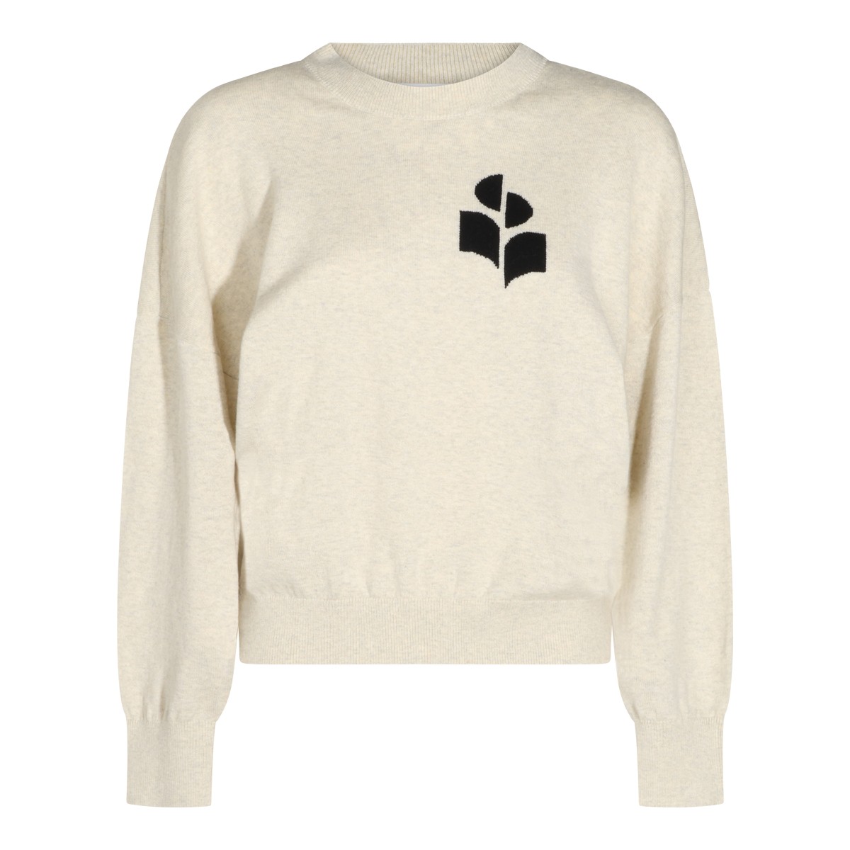 LIGHT GREY COTTON MARISANS SWEATER