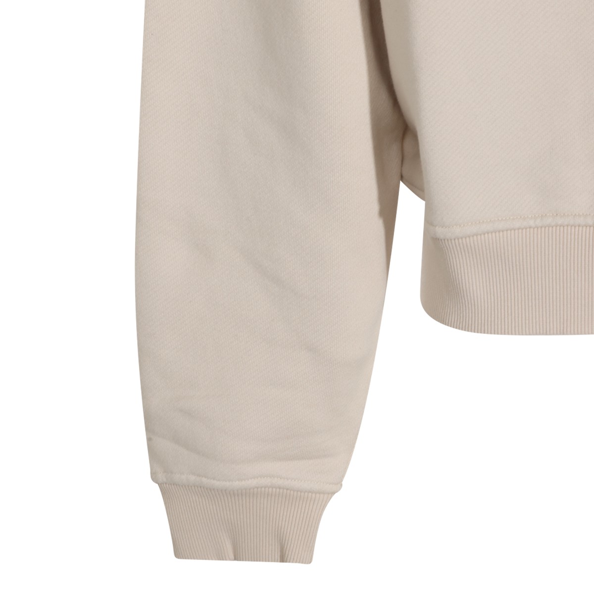 MOONBEAM BEIGE COTTON SWEATSHIRT