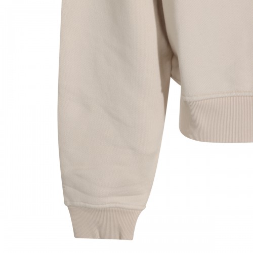 MOONBEAM BEIGE COTTON SWEATSHIRT