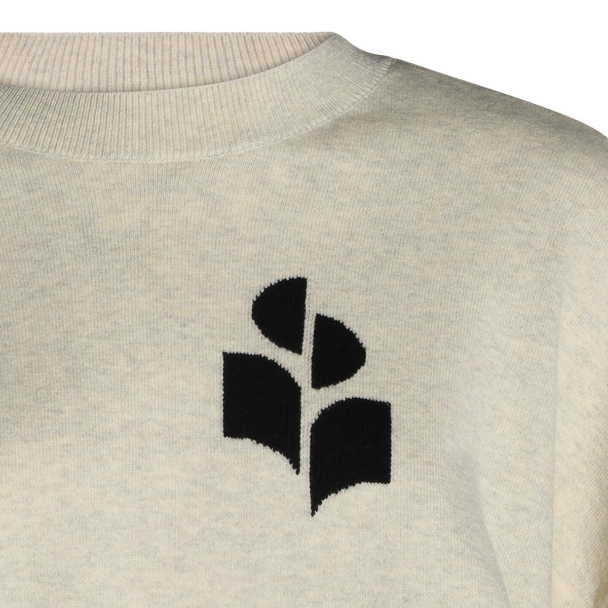 LIGHT GREY COTTON MARISANS SWEATER
