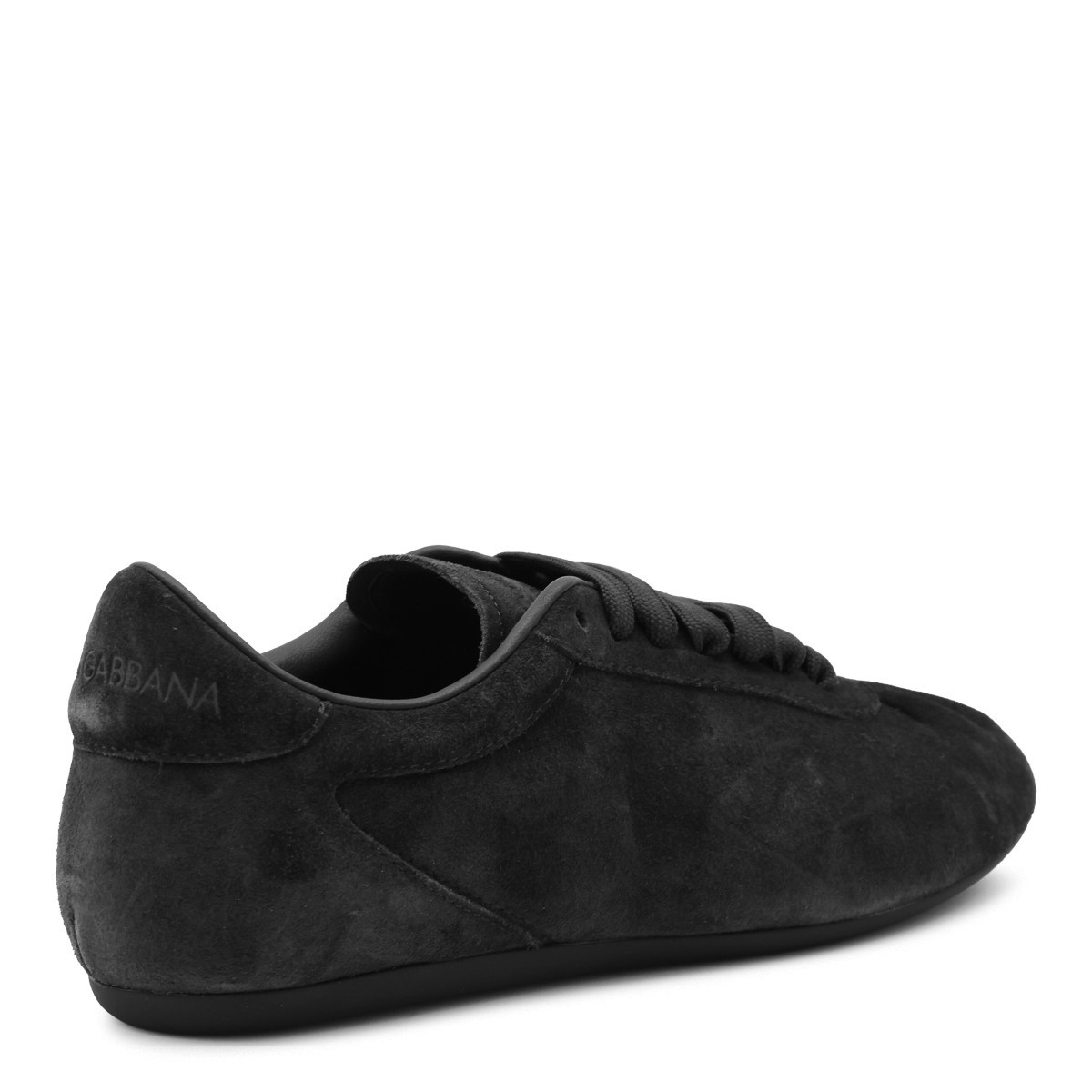 BLACK LEATHER SNEAKERS