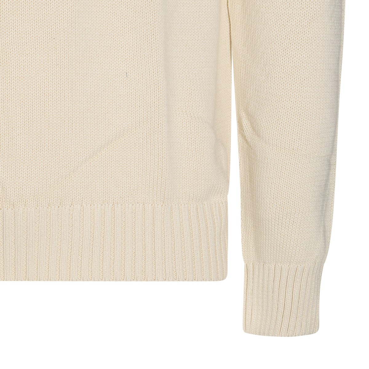 CREAM COTTON SWEATER