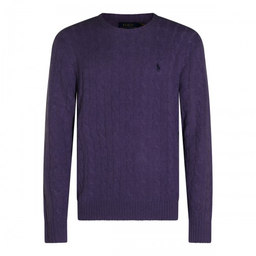 PURPLE WOOL SWEATER