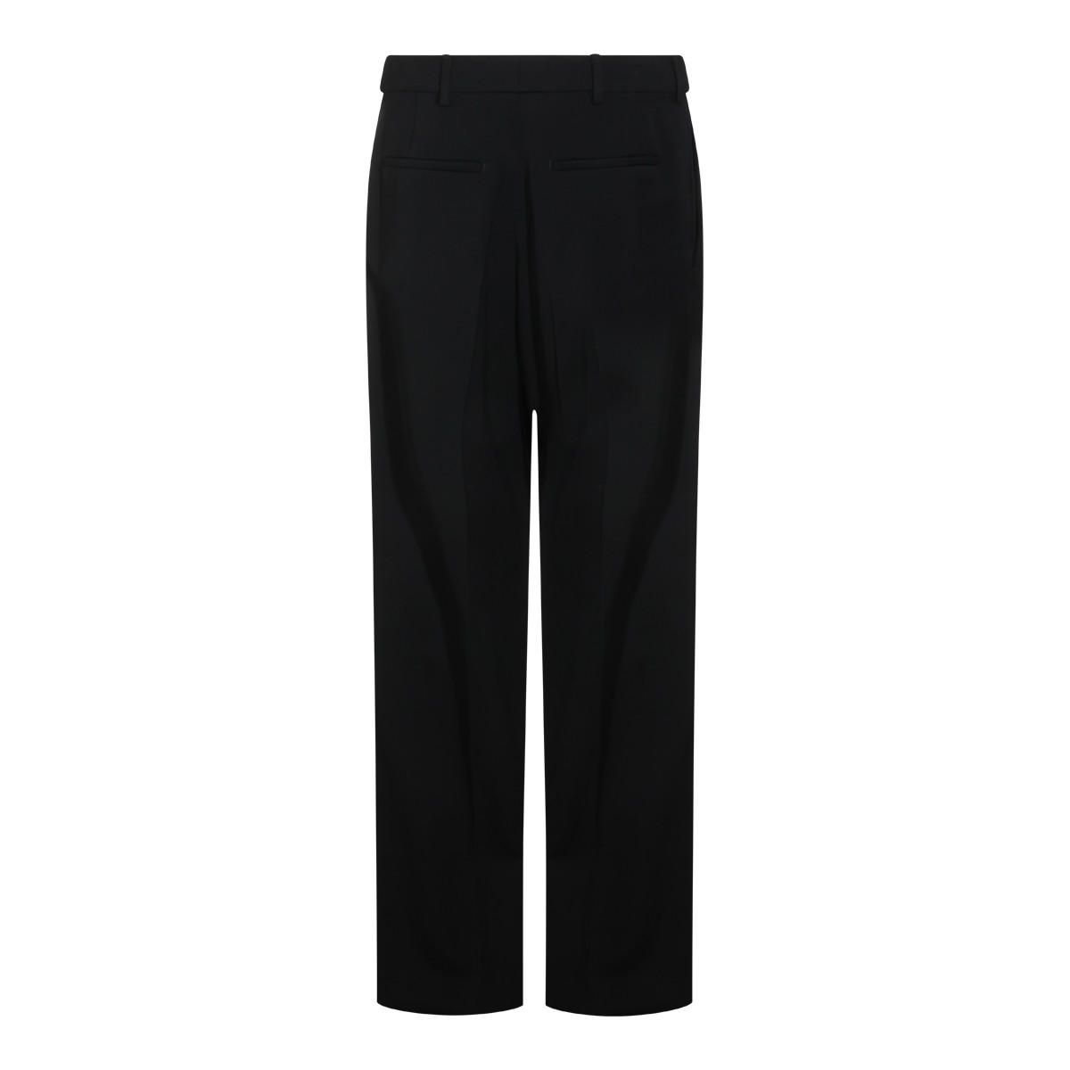 BLACK WOOL PANTS