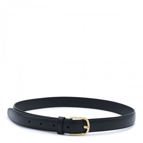 BLACK LEATHER BELT